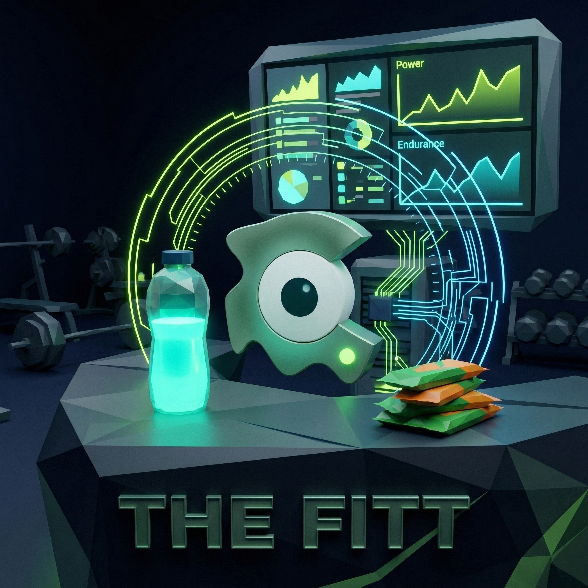 The Fitt analyzing food — avocado, berries, salmon, broccoli